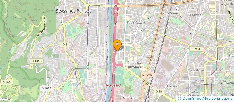 localisation de l'entreprise AB RECUP à GRENOBLE