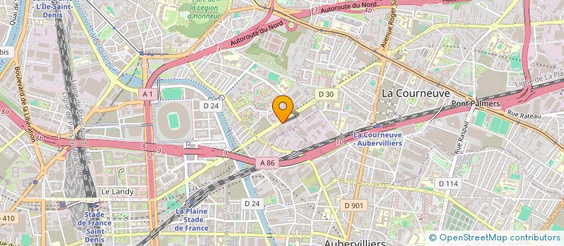 localisation de l'entreprise AB RECYCLAGE à SAINT-DENIS