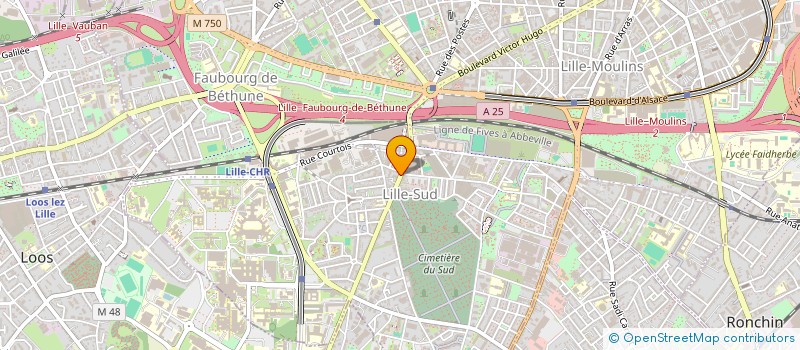 localisation de l'entreprise AB REFRIGERATION ET CLIMATISATION  LILLE