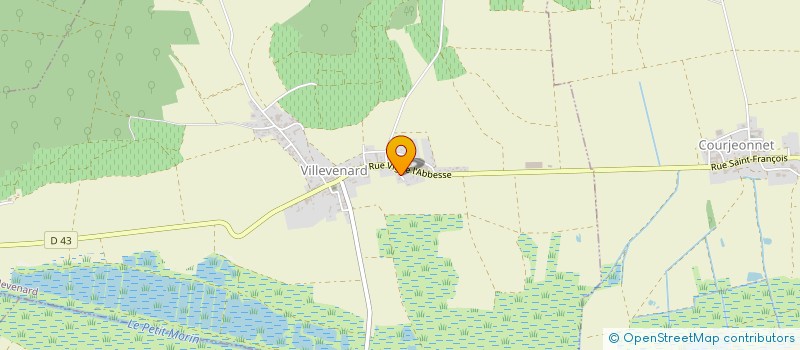 localisation de l'entreprise AB RENOV  VILLEVENARD