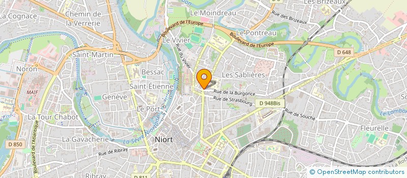 localisation de l'entreprise AB RENOV à NIORT