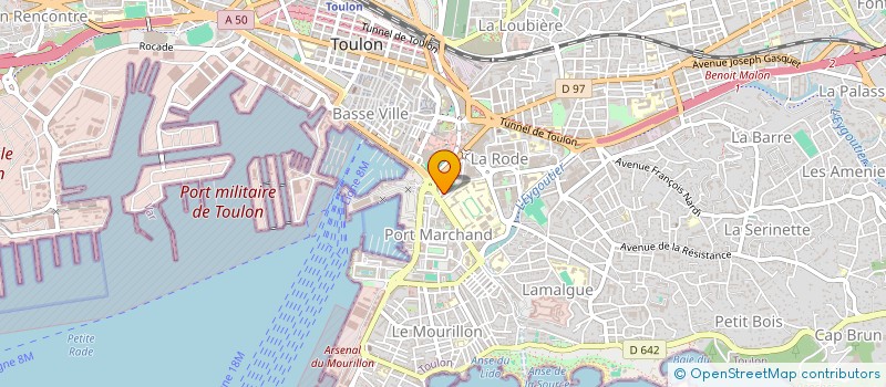 localisation de l'entreprise AB RENOV à TOULON