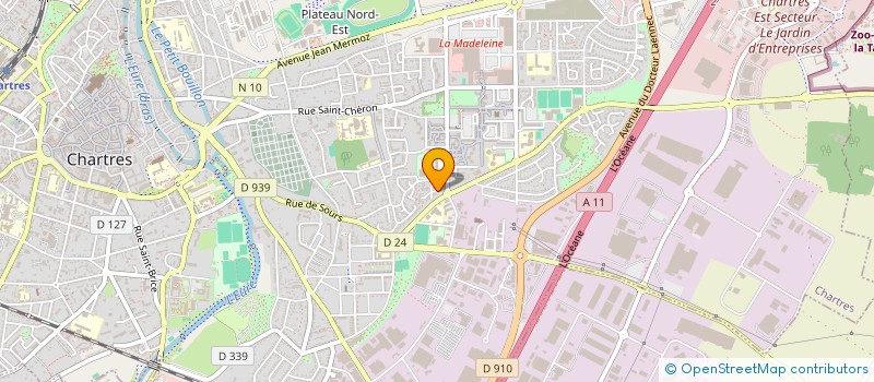 localisation de l'entreprise AB RENOV à CHARTRES