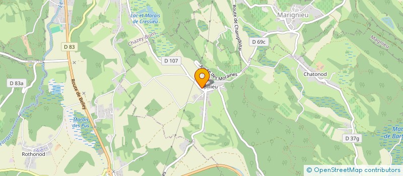 localisation de l'entreprise AB RENOV'ACTION à MAGNIEU