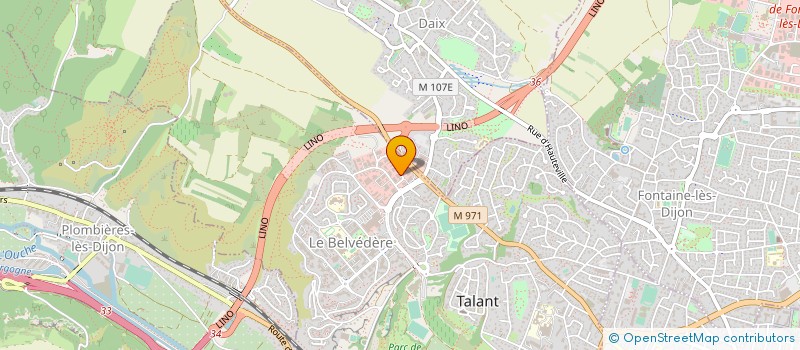 localisation de l'entreprise AB RENOV-ECO 21  TALANT