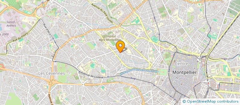 localisation de l'entreprise AB RENOVA à MONTPELLIER