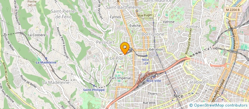 localisation de l'entreprise AB RENOVATION à NICE