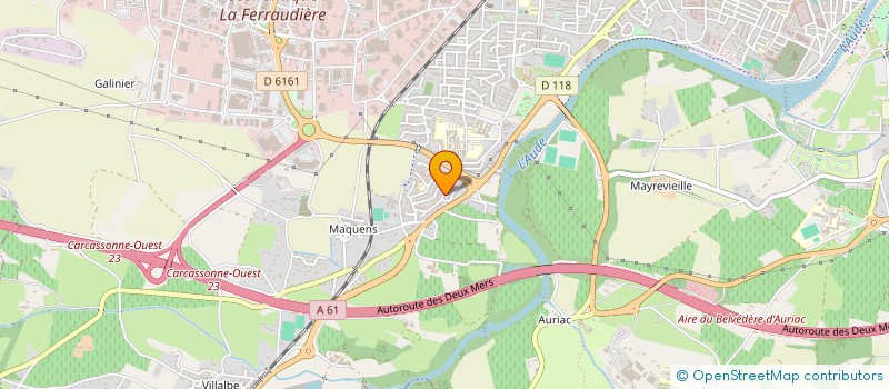 localisation de l'entreprise AB RENOVATION à CARCASSONNE