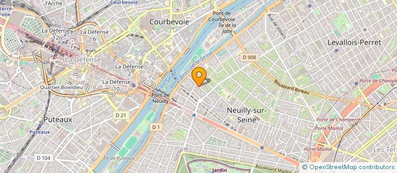 localisation de l'entreprise AB RENOVATION INTERIEURE à NEUILLY-SUR-SEINE