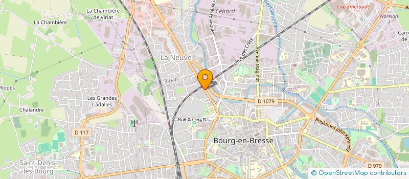 localisation de l'entreprise AB RES'AIN à BOURG-EN-BRESSE