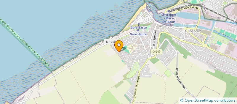 localisation de l'entreprise AB RESEAUX  LE TREPORT