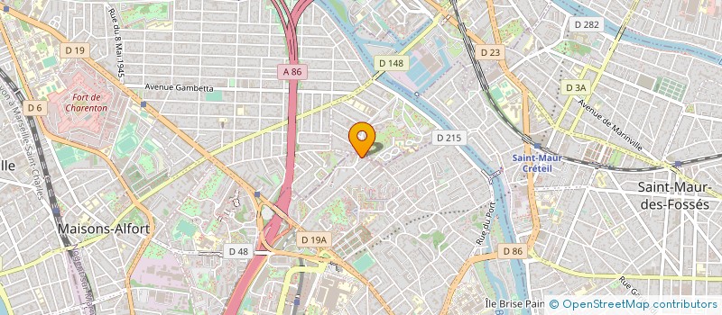 localisation de l'entreprise AB RESTAURANT  CRETEIL