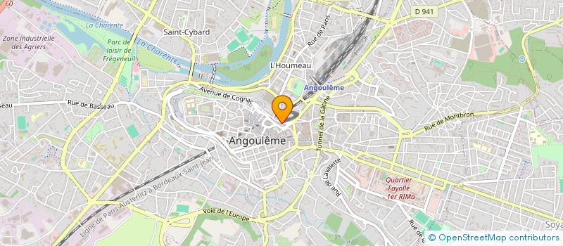 localisation de l'entreprise AB RESTAURATION à ANGOULEME
