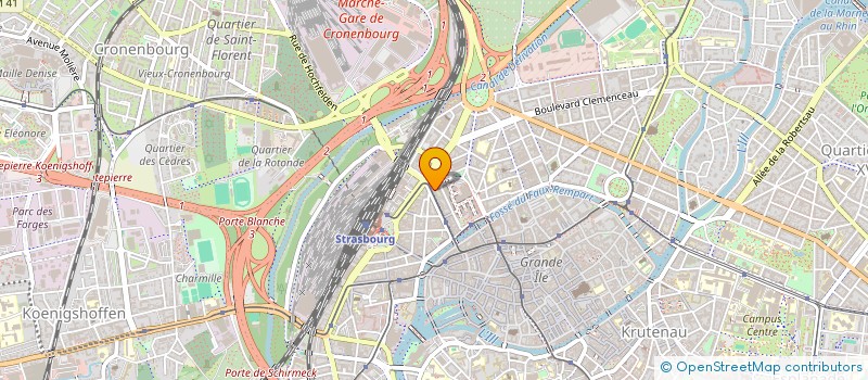 localisation de l'entreprise AB RETOUCHES à STRASBOURG