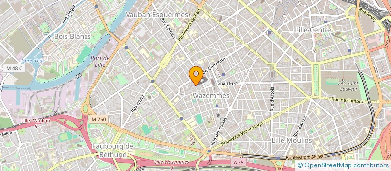 localisation de l'entreprise AB ROAD à LILLE
