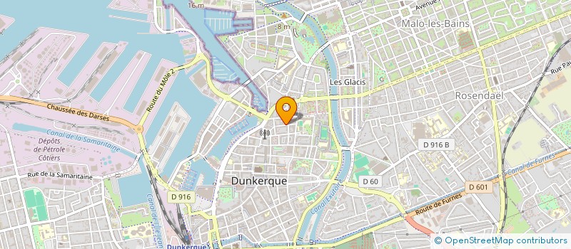 localisation de l'entreprise AB ROAD à DUNKERQUE