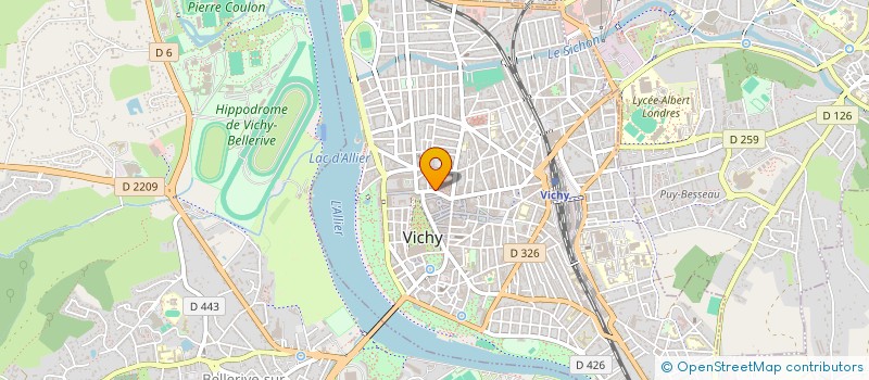 localisation de l'entreprise AB ROAD à VICHY