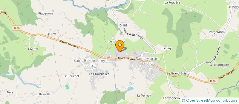 localisation de l'entreprise AB.S ROBOTIQUE à SAINT-MARTIN-LESTRA