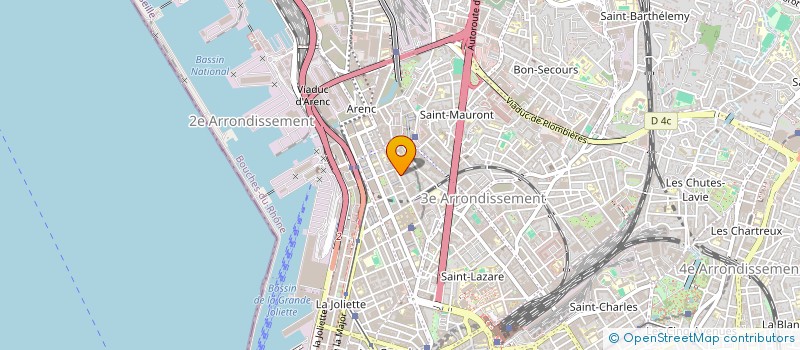 localisation de l'entreprise AB SALENGRO  MARSEILLE