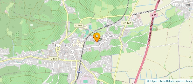 localisation de l'entreprise AB SANTE HOME  GERTWILLER