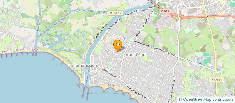 localisation de l'entreprise AB SCRIPTUM  AGDE