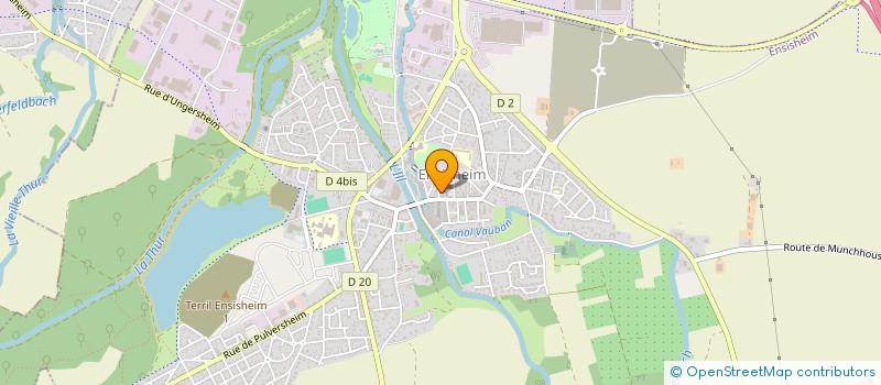 localisation de l'entreprise AB SECURITE à ENSISHEIM