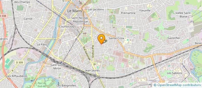 localisation de l'entreprise AB SECURITE  LE MANS