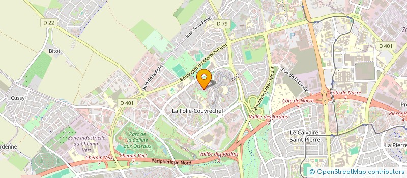 localisation de l'entreprise AB SECURITE à CAEN