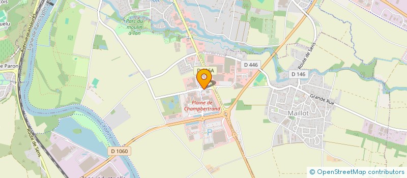 localisation de l'entreprise AB SENS RESTAURATION  SENS