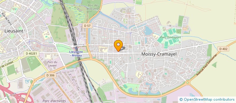 localisation de l'entreprise AB SER'VIS à MOISSY-CRAMAYEL