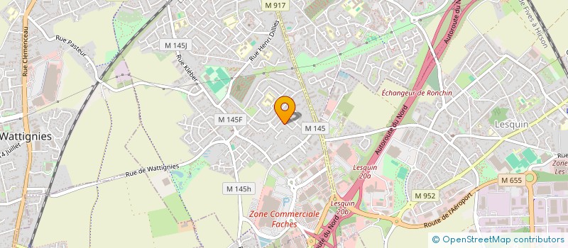 localisation de l'entreprise AB SERENITE  FACHES-THUMESNIL