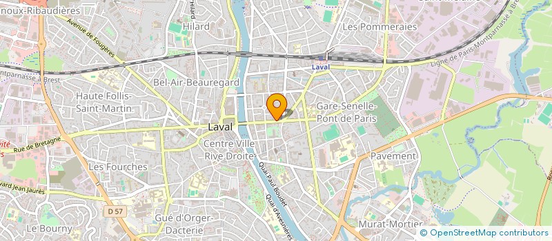 localisation de l'entreprise AB SERGENT à LAVAL