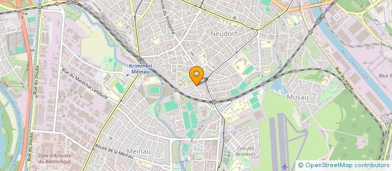 localisation de l'entreprise AB SERVICE  STRASBOURG