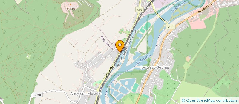 localisation de l'entreprise AB SERVICES  ANCY-DORNOT