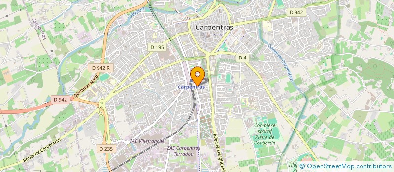 localisation de l'entreprise AB SERVICES  CARPENTRAS