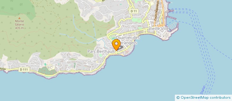 localisation de l'entreprise AB SERVICES à AJACCIO