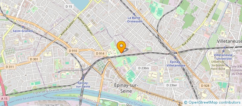 localisation de l'entreprise AB SERVICES à EPINAY-SUR-SEINE