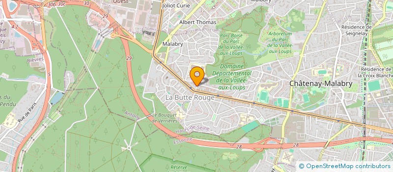 localisation de l'entreprise AB SERVICES  CHATENAY-MALABRY