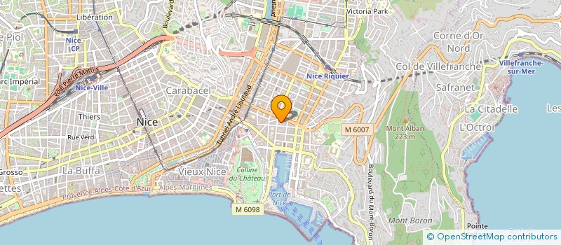 localisation de l'entreprise AB SERVICES à NICE