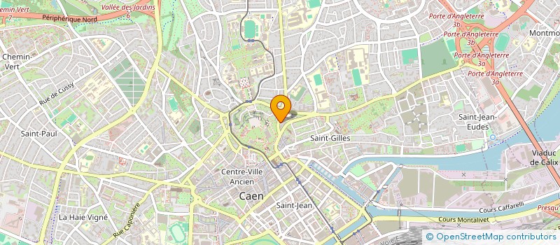 localisation de l'entreprise AB SERVICES  CAEN