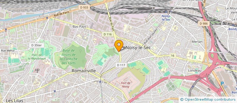 localisation de l'entreprise AB SERVICES DECO à NOISY-LE-SEC