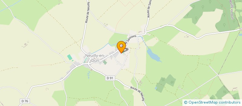 localisation de l'entreprise AB SERVICES FORESTIERS  NEUILLY-EN-DUN