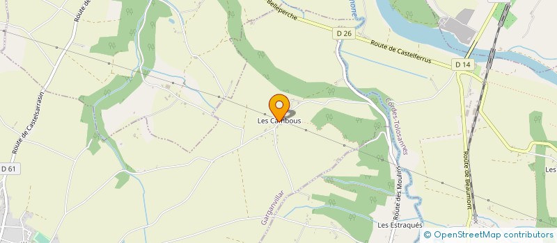 localisation de l'entreprise AB SERVICES TRANSPORT  GARGANVILLAR