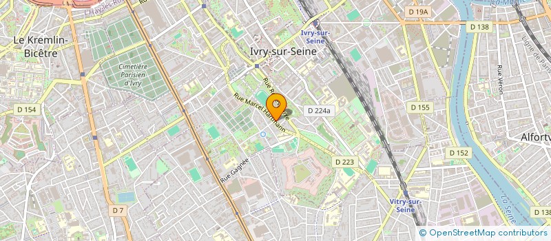 localisation de l'entreprise AB SOCIETE à IVRY-SUR-SEINE