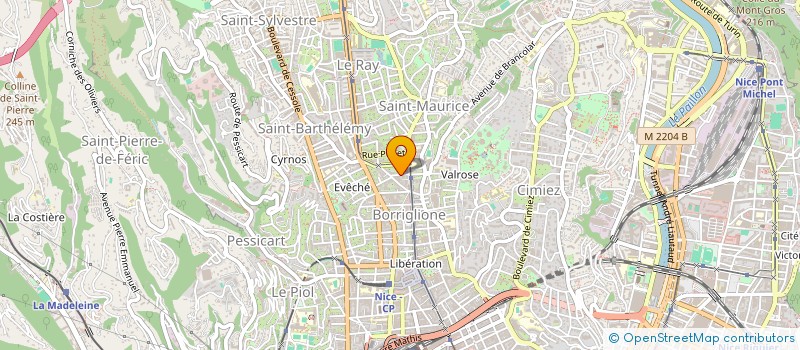 localisation de l'entreprise AB - SOFT  NICE