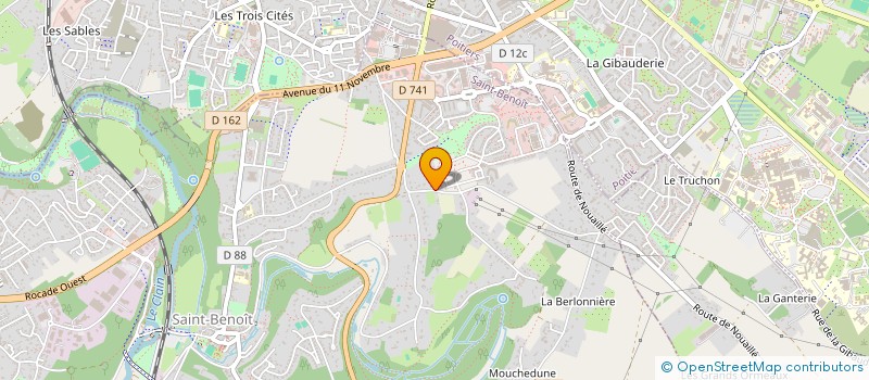 localisation de l'entreprise AB SOLAIRE  SAINT-BENOIT