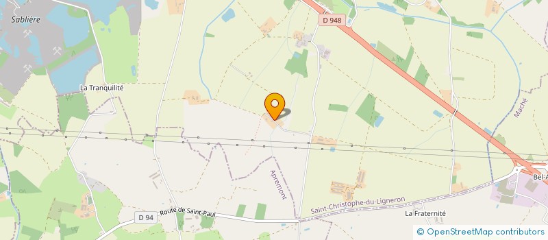 localisation de l'entreprise AB-SOLAR  SAINT-CHRISTOPHE-DU-LIGNERON