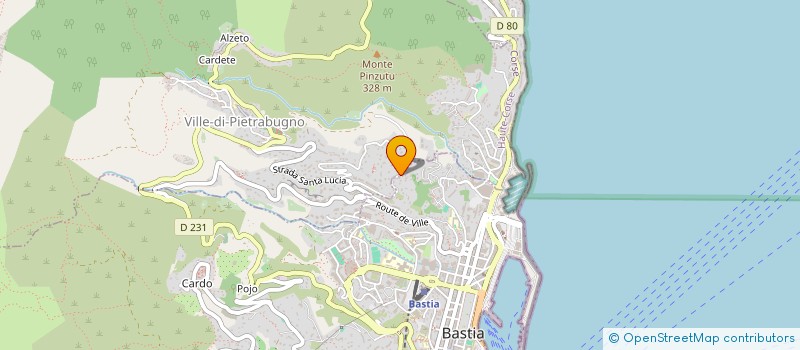 localisation de l'entreprise AB SOLU PRO à BASTIA