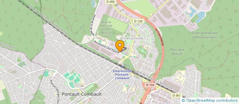 localisation de l'entreprise AB SOLUTIONS PONTO GARE à EMERAINVILLE