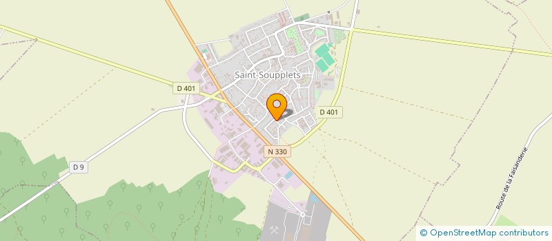 localisation de l'entreprise AB SPORT à SAINT-SOUPPLETS